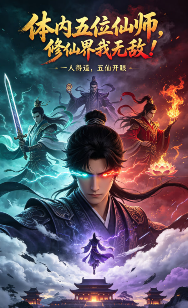 体内五位仙师，修仙界我无敌！海报