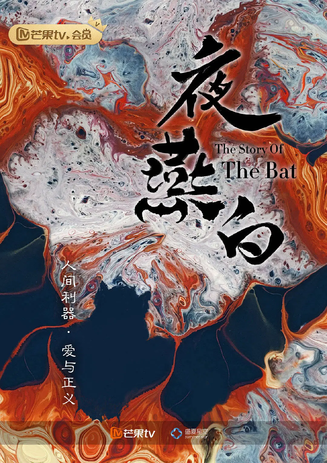 夜燕白海报